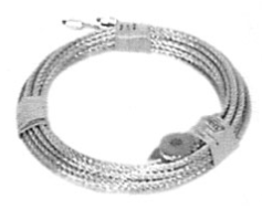 Roll Up Door Cable 1" Door 1/4" Eye 115" TD-115-7X19-1/4-SS