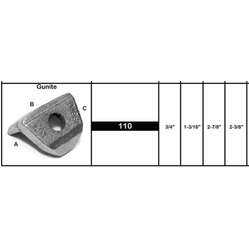 Rim Clamp E-5905A Gunite 203.2050