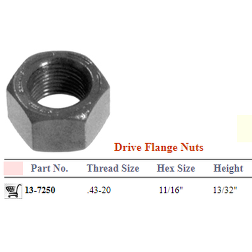 Wheel Nut E-5961 13-7250