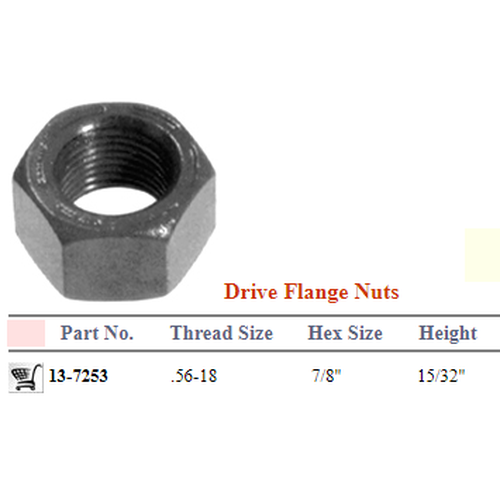 Wheel Nut E-5963 13-7253 M-5114