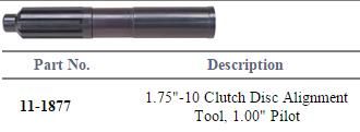 1.75-10 Clutch Alignment Tool 579.1067