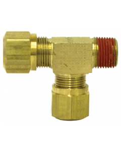 Male Run Tee 1/2 Tube 3/8 NPT 1371-8C N7186