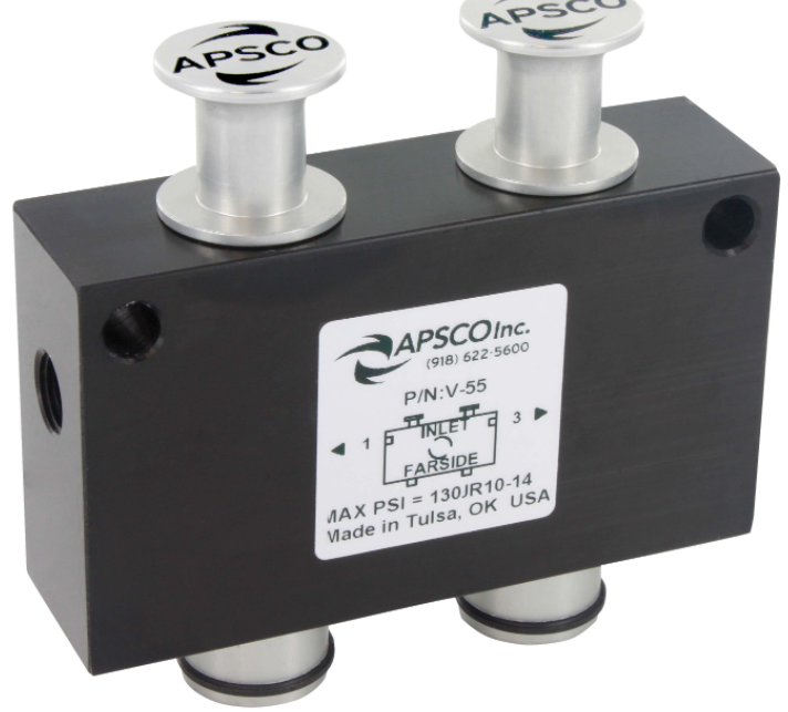Apsco 3 Way Push Pull Valve 170.V55AP