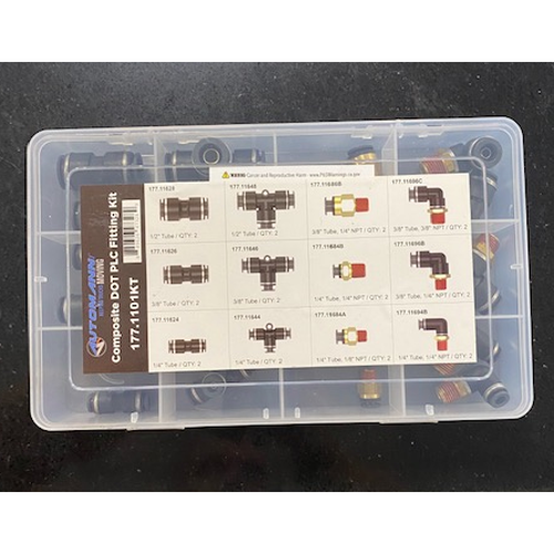 24 Piece DOT PLC Fitting Kit 177.1101KT
