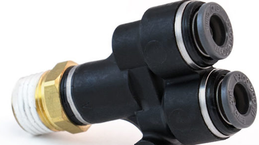 Male Branch Y 1/4 NPT To 3/8 Tube (2) 177.116164