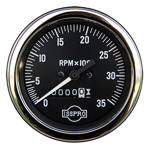 4 Inch Chrome Bezel Mechanical Tachometer 0-3500 178.1131