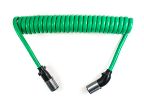 Power Cord 7 Way ABS 15' With Angled End 179.3031.15