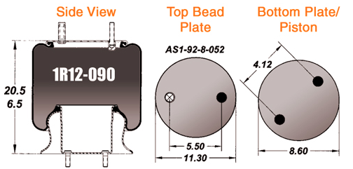 9213 Air Bag 1R12-090 AB1DK23K-9213