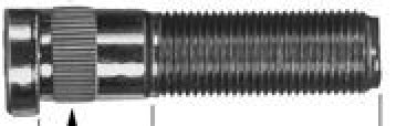 Clip Head Wheel Stud E-5612R 201.6013