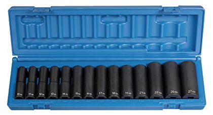 1/2 Drive Deep Socket Set 210.1214MDK