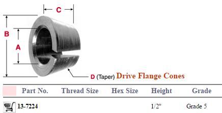 Drive Flange Wedge 13-7224