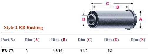 Rubber Bushing RB-273