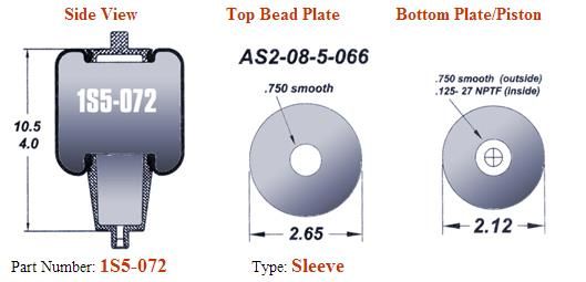 1S5-072 Air Bag ABSZ70-5072