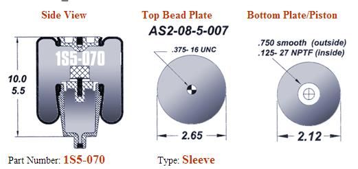 1S5-070 Air Bag ABSZ70-070