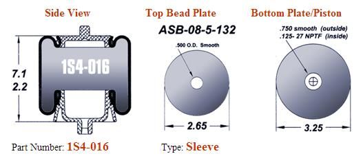 Goodyear 1S4-016 Air Bag