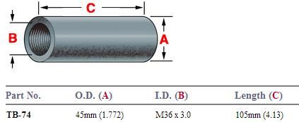 Threaded Bushing TB-74 MTB172