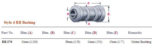 Rubber Bushing RB-276