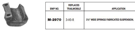 U-Bolt Bottom Plate E-3384 TM3A