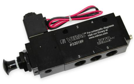 Push Pull Solenoid Air Valve 4 Way 170.V44202M