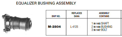 Shaft And Bearing Assembly 334-1062 DW9D-KIT