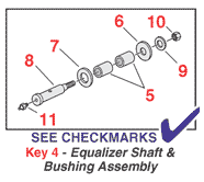 Kenworth Shaft Bushing Assembly KW9A-KIT