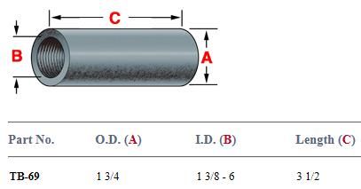 Spring Pin Bushing TB-69 SPB69