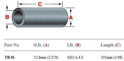 Peterbilt KW Bushing TB-81 SPB81 MTB186