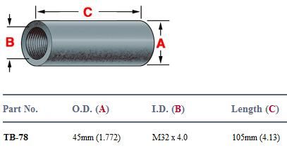 Metric Bushing TB-78 SPB78