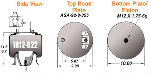 1R12-622 Air Bag AB1DF23H-P1152