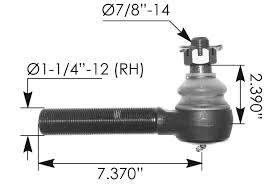 eROD e代e棒 Tie Rod End E-11788 462.ES3442R