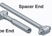 2 Piece Torque Rod End 345-660 TMRU660