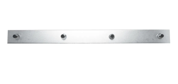 Mud Flap Top Plate Pair Stainless Steel Welded 562.603-2BP