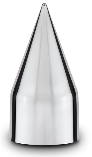 33MM Chrome Plastic Pointed Lug Cover Push On 562.A4007CP