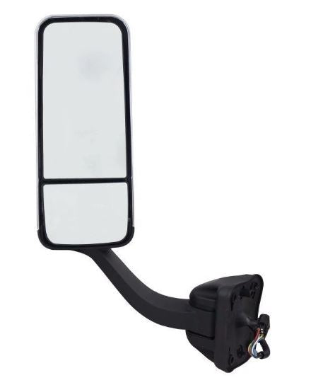 Freightliner LH Chrome Heated Mirror Assembly 563.46007C