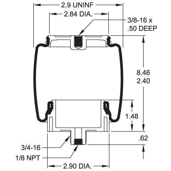 7001 Air Bag ABSZ70-7001
