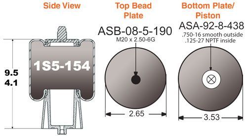 1S5-154 Air Bag ABSZ70-154