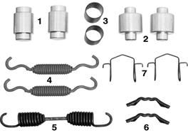 Brake Repair Kit E-10756 100.4692.15