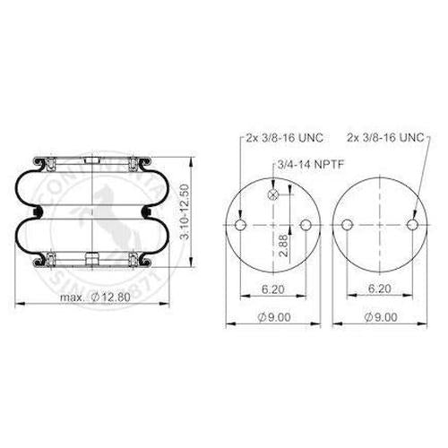 7184 Air Bag ABSP2B22R-7184