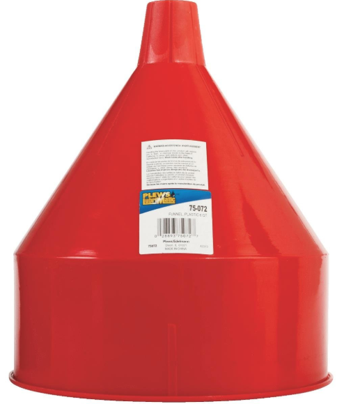 6 Quart Plastic Funnel With Screen 5791203