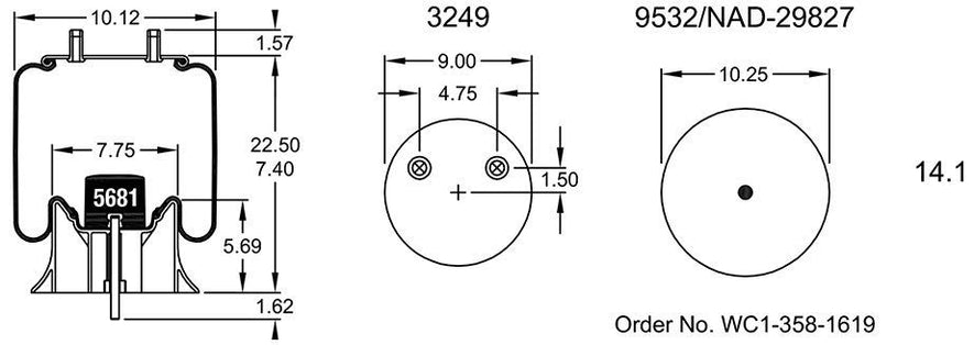 9942 Air Bag AB1DK23P-9942