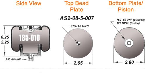 1S5-010 Cab Air Bag ABSZ70-GY01