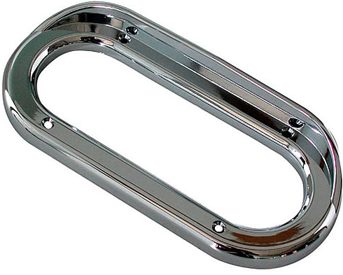 Oval Lamp Chrome Bezel With Visor 562.BZ60VC