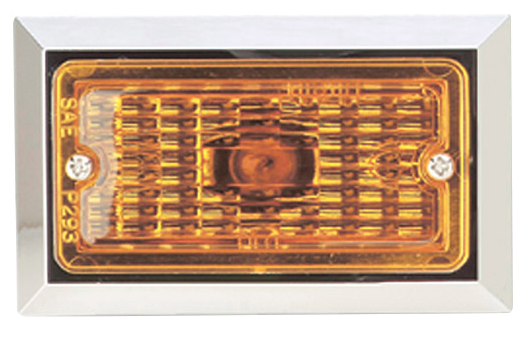 Amber Lamp With Chrome Bezel 571.LG24A