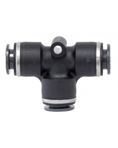 Push Lock Union Tee 1/4" Tube QL1364-4 NP64444C