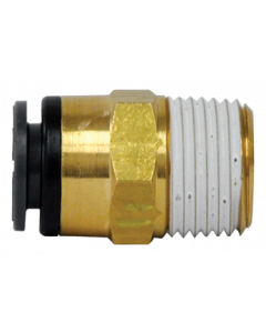 PTC Male Connector 3/8 Tube x 1/4 NPT QL1368-6B NP6864C
