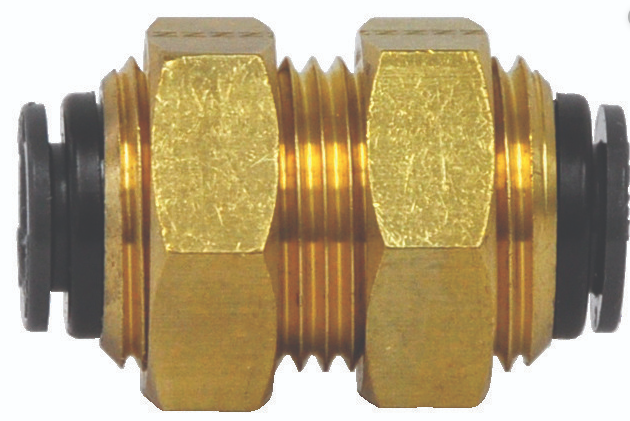 PTC Bulkhead Union 3/8 Tube QL1377-6 NP62BH6C