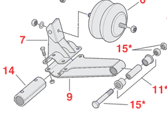 Poly Bushing Kit RD11214UB