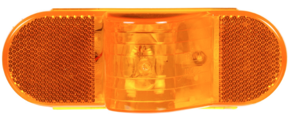 Amber Oval Marker Reflective SR2238A