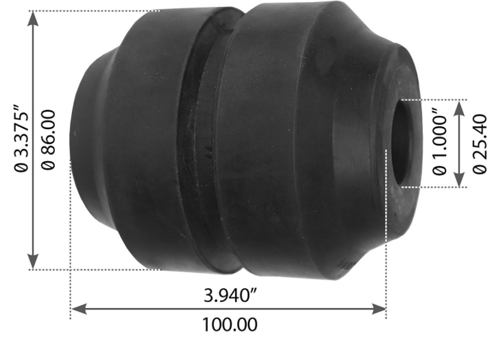 Equalizer Bushing E-4827 TR9A