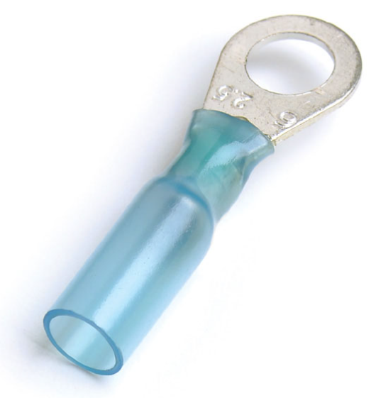 Heat Shrink Ring Terminal 3/8" 16-14 Gauge 25 Pack PHI1-1926